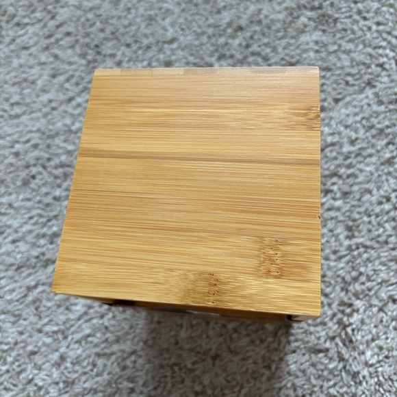 The Container Store Bamboo Recipe Card Box - Picture 4 of 5